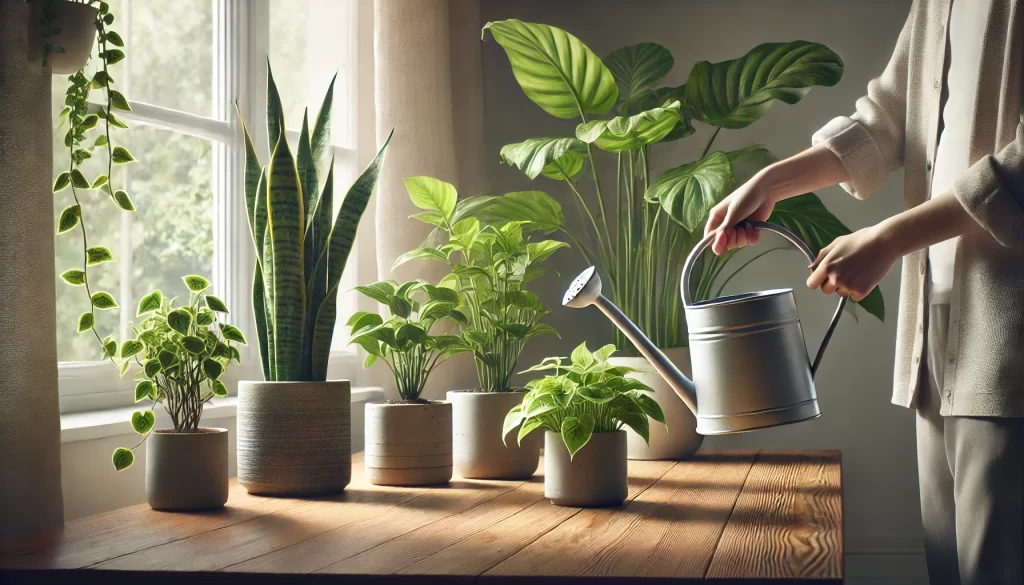 How to Water Your Indoor Plants Correctly and Avoid Root Rot