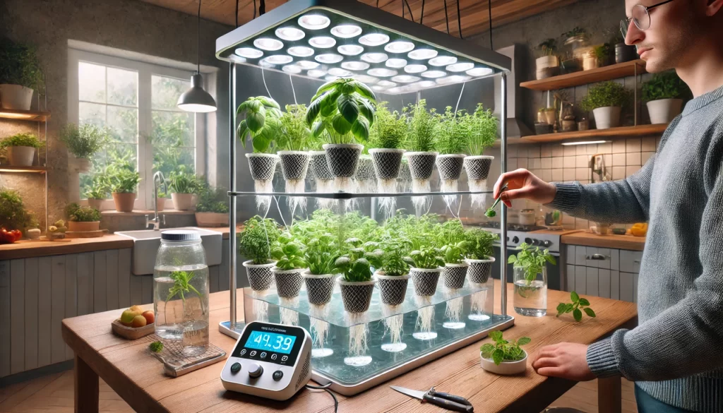 How to Build a DIY Indoor Hydroponic System for Growing Herbs
