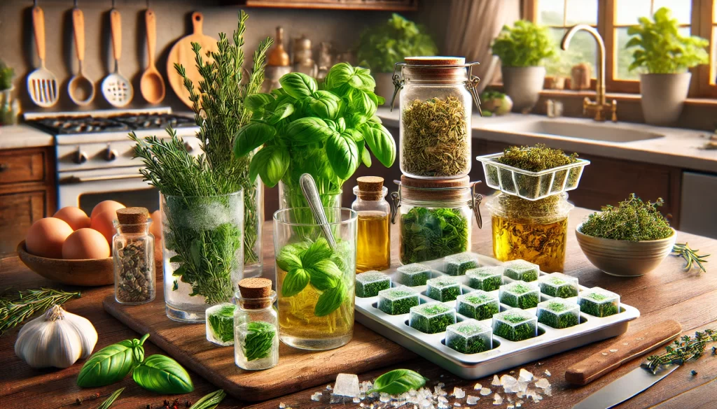 How to Preserve and Store Fresh Herbs from Your Indoor Garden